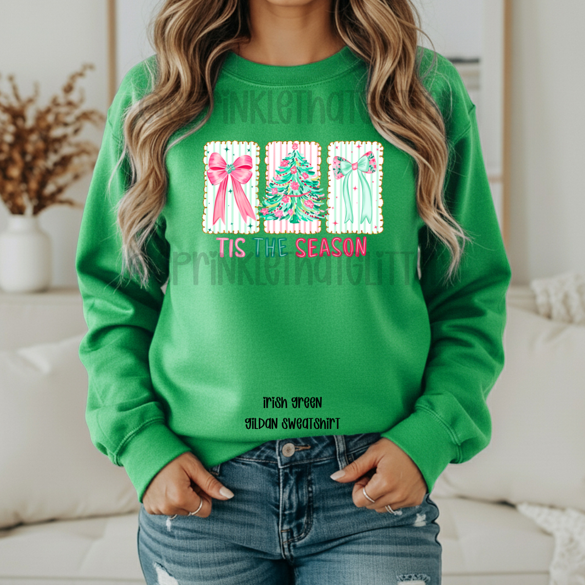 Preppy Bow Sweatshirt
