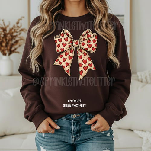 Big Bow Valentines Day Sweatshirt