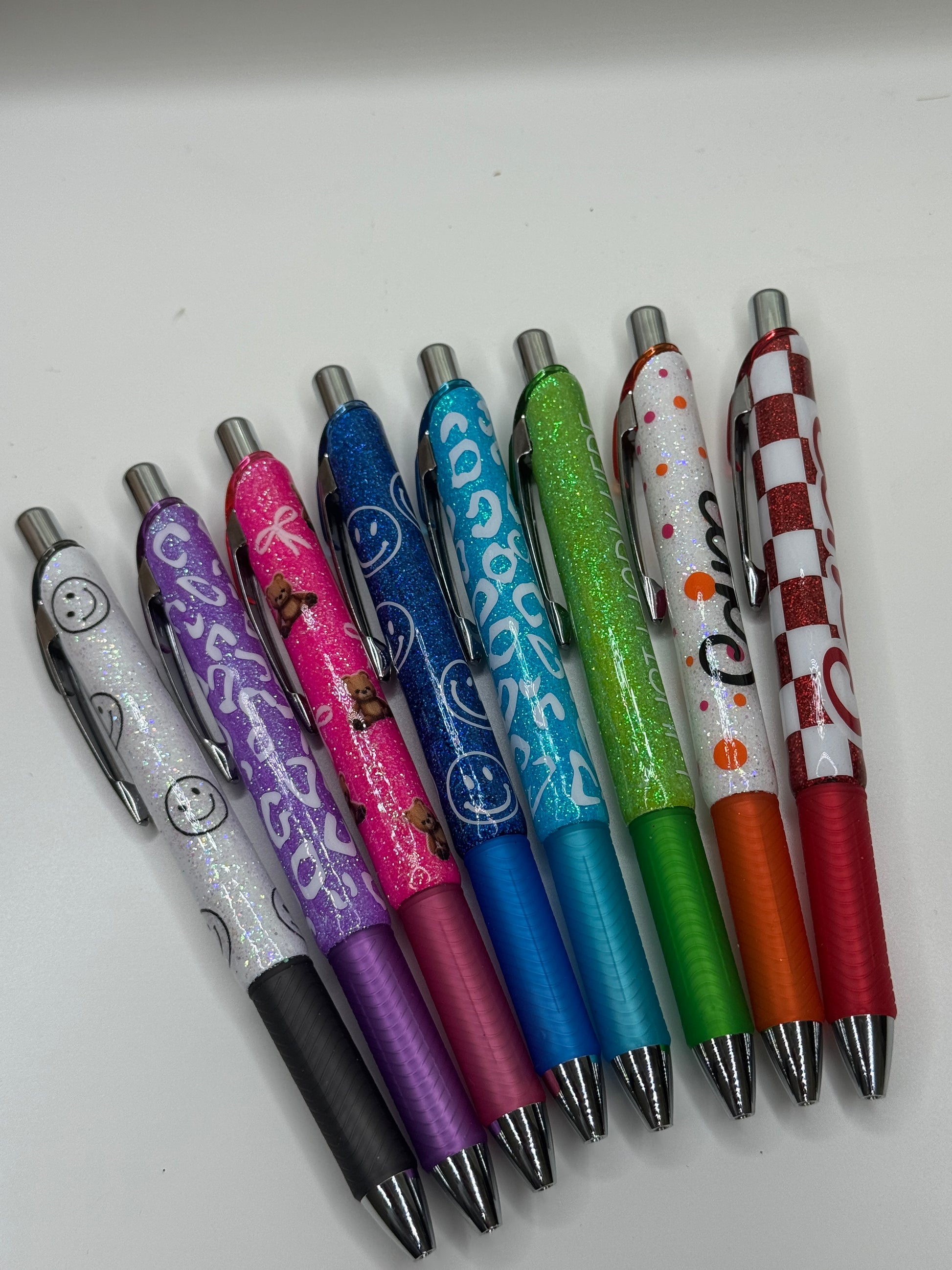 Pens with clips PENTEL 0.7mm gel quick dry