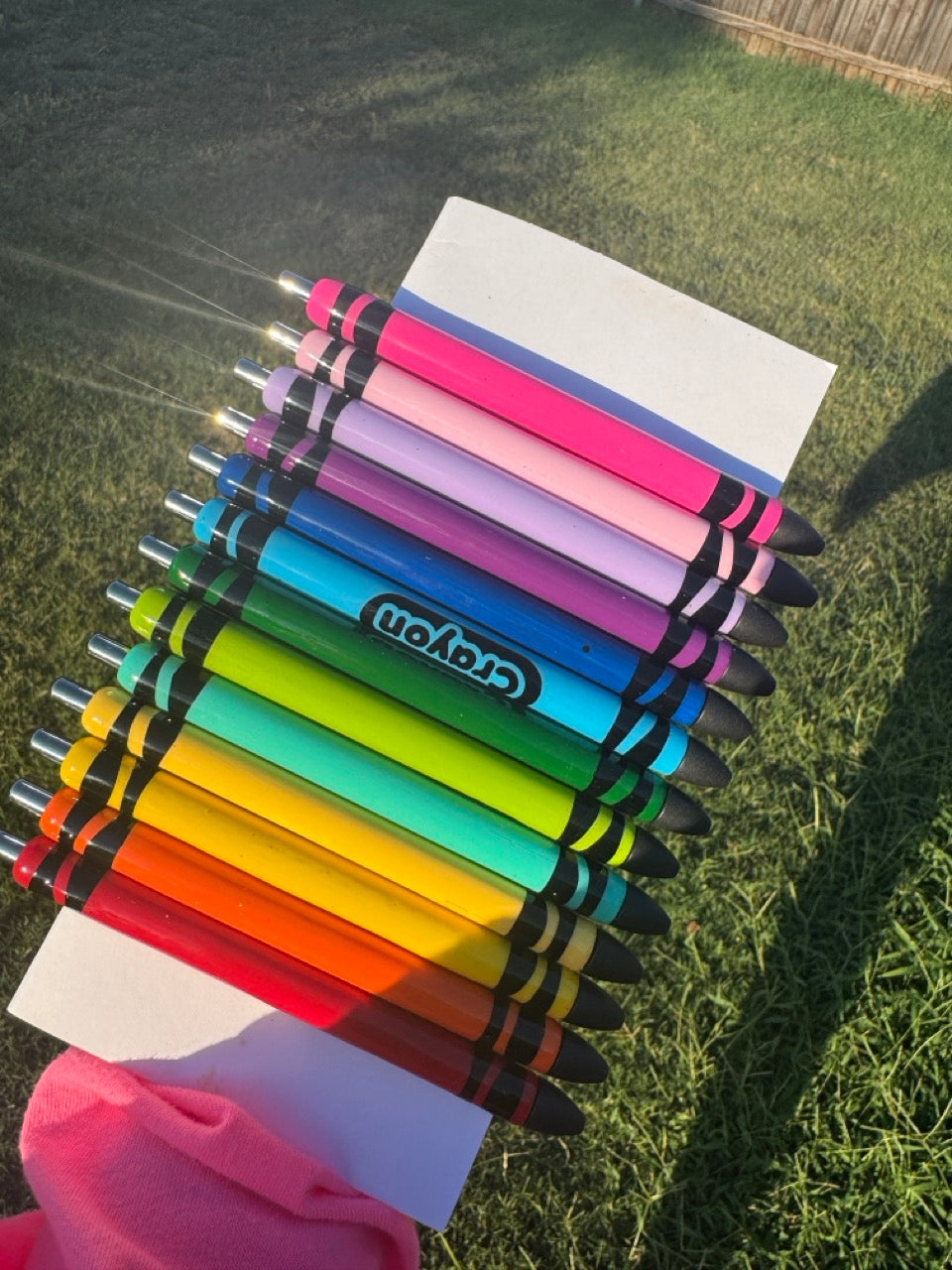 Custom Teacher Crayon Pen
