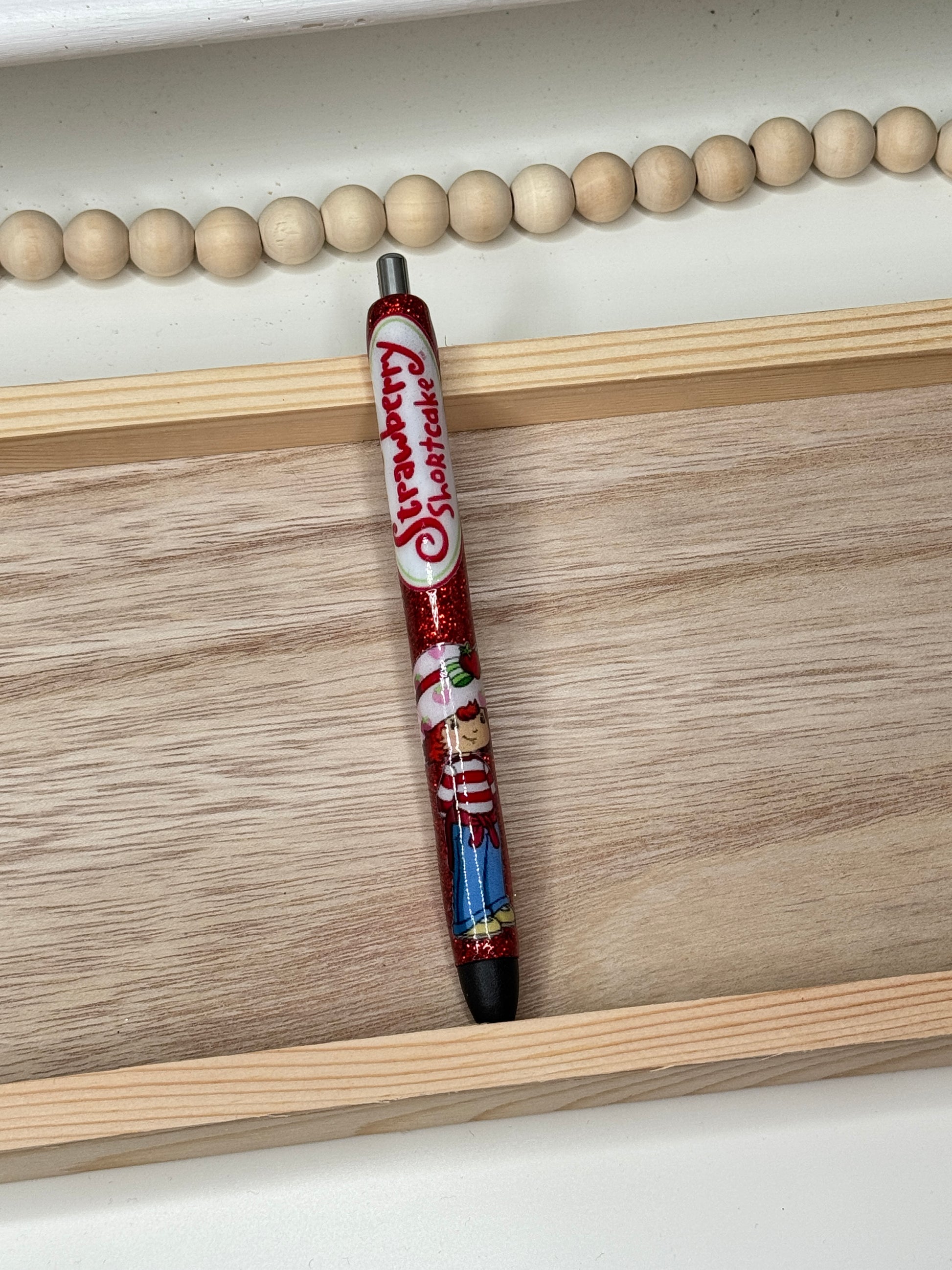 Glitter Strawberry Shortcake  Pen