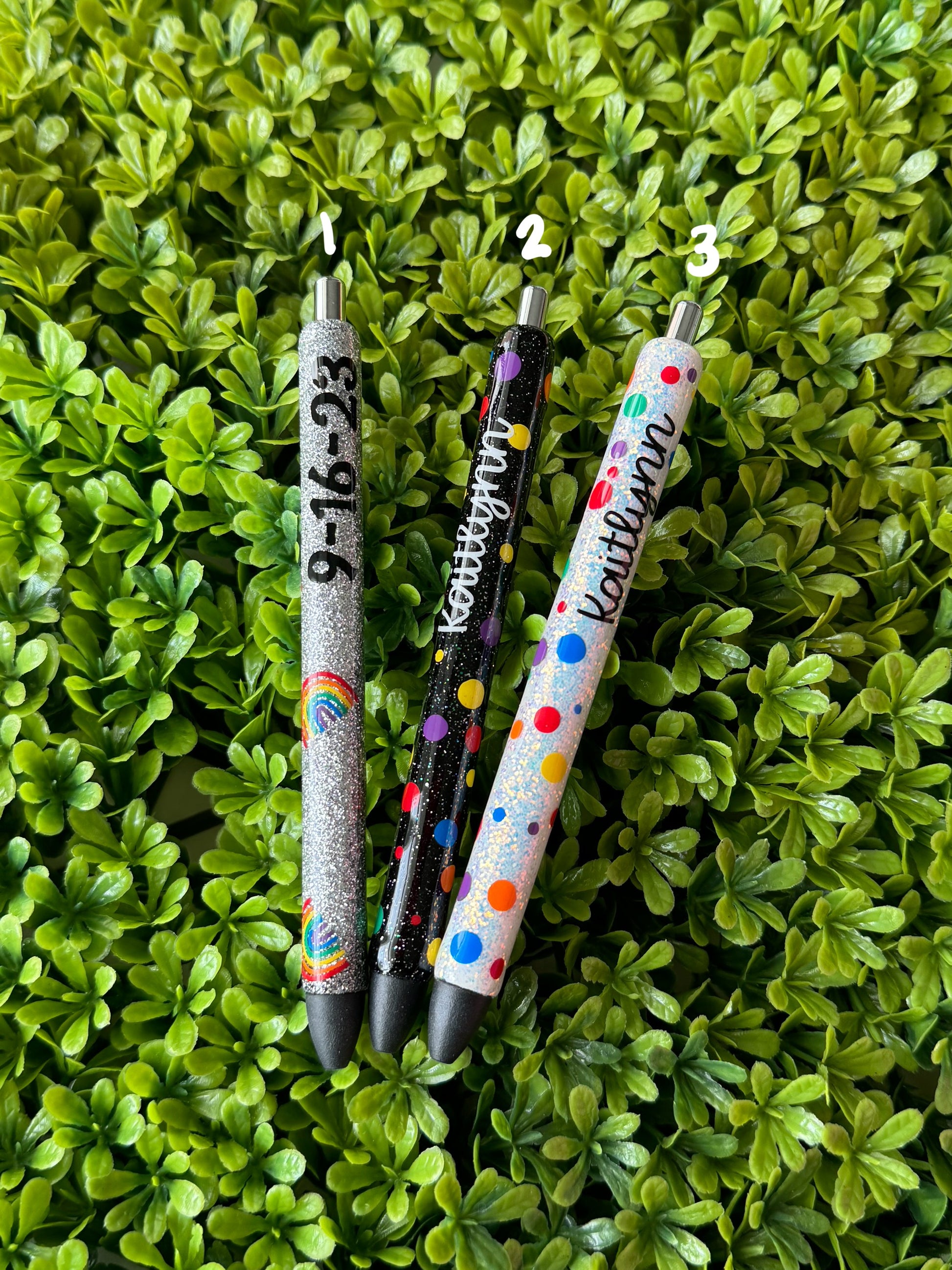 Rainbow Polka Dot Pen