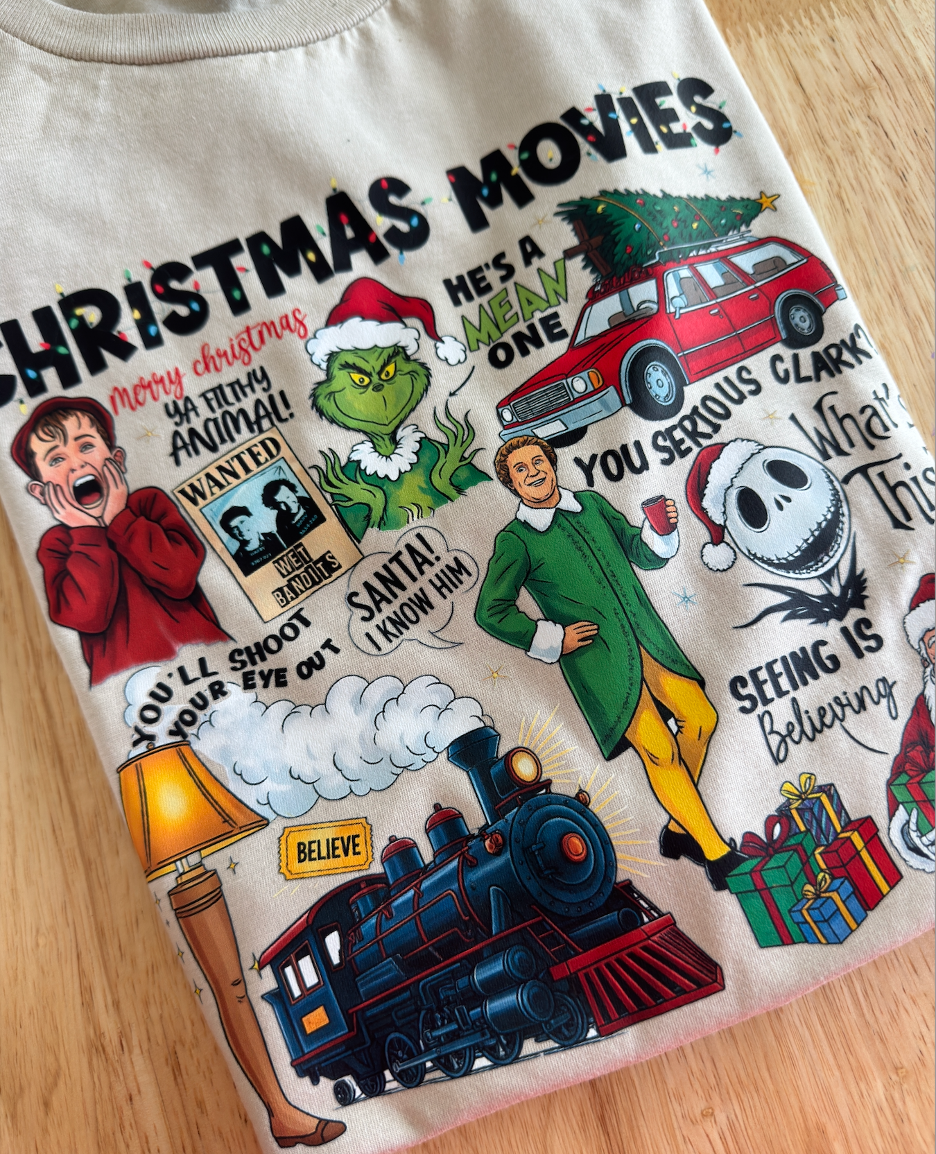 Christmas Movies T-Shirt Gildan Soft Style